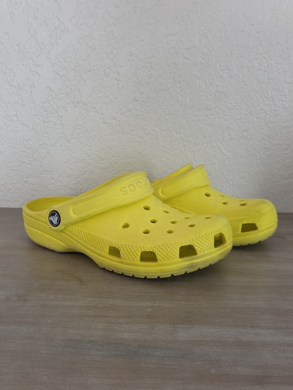 CROCS Kids' Classic Clog in Bright Yellow